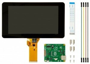 Ecran tactile LCD 7" Raspberry Pi Officiel, Capacitif 800x480