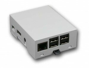 DIN rail 4M Compact Enclosure for Raspberry Pi B+ / Pi 2 / Pi 3 / Pi3 B+